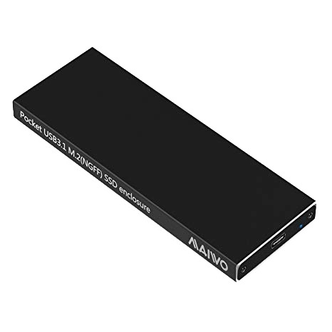 Ulkoinen M.2-kiintolevykotelo, USB-C, USB 3.1 Gen 2, 10Gbps, musta ryhmässä TIETOKOONET & TARVIKKEET / Tietokonetarvikkeet / Ulkoinen kovalevy kabinetti / SSD @ TP E-commerce Nordic AB (38-71793)