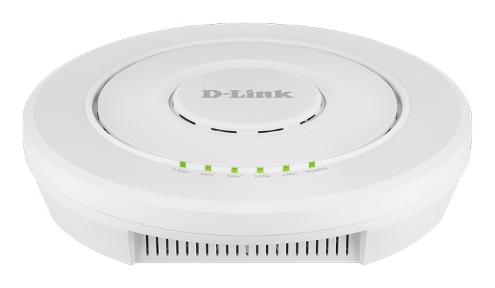 D-Link Wave2 Unified AP, 2 Gbps, Tri-Band, MU-MIMO, PoE, white ryhmässä TIETOKOONET & TARVIKKEET / Verkko / Tukiasemat @ TP E-commerce Nordic AB (38-71846)