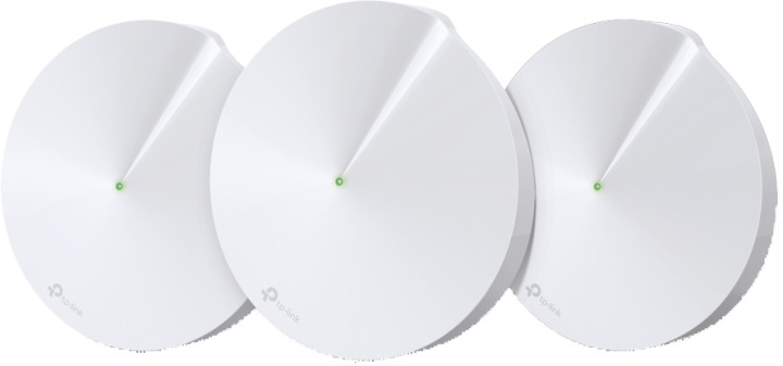 TP-Link Deco M9 Plus Mesh WiFi System, 3-pack, Powerline, Tri-band, wh ryhmässä TIETOKOONET & TARVIKKEET / Verkko / Mesh-verkko @ TP E-commerce Nordic AB (38-71981)