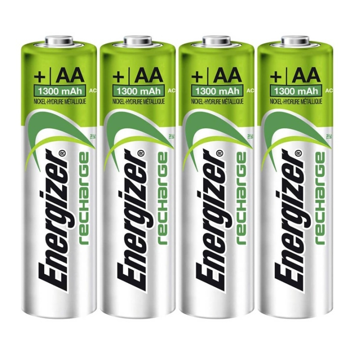 ENERGIZER Paristo AA/LR6 Ladattava Ni-Mh 1300mAh 4-pack ryhmässä KODINELEKTRONIIKKA / Paristot & Laturit / Ladattavat paristot / AA @ TP E-commerce Nordic AB (38-72023)