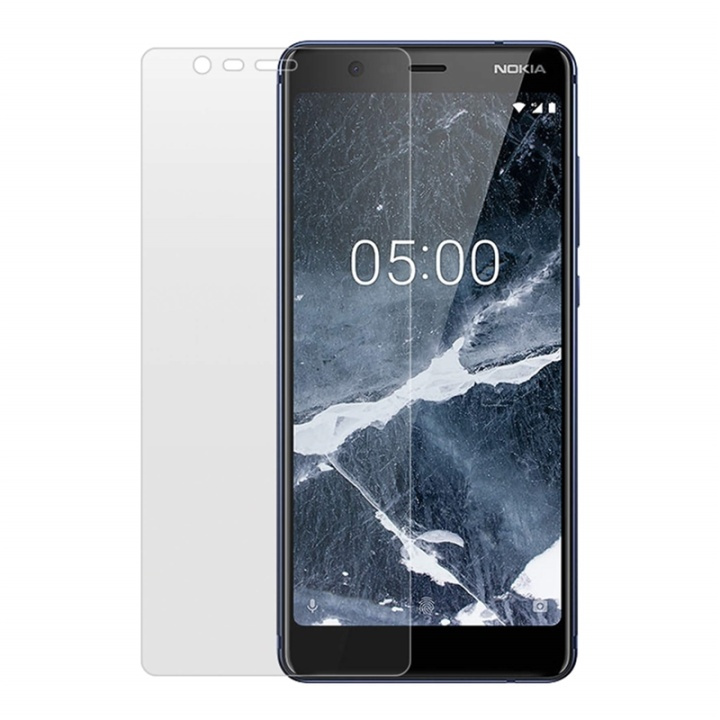 Gear Härdat Glas 2.5D Nokia 5.1 ryhmässä ÄLYPUHELIMET JA TABLETIT / Puhelimen suojakotelo / Nokia/Microsoft @ TP E-commerce Nordic AB (38-72085)