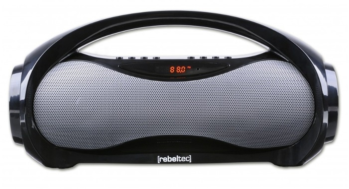 REBELTEC SoundBox 320-boomboxBT/FM/USB ryhmässä KODINELEKTRONIIKKA / Ääni & Kuva / Kaiuttimet & Tarvikkeet / Bluetooth-kaiutin / Kannettavat kaiuttimet @ TP E-commerce Nordic AB (38-72374)