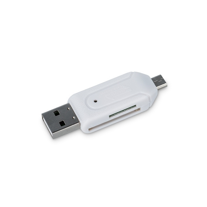 Forever USB OTG -kortinlukija USB & microUSB / SD & micro SD ryhmässä KODINELEKTRONIIKKA / Tallennusvälineet / Kortinlukijat @ TP E-commerce Nordic AB (38-72419)