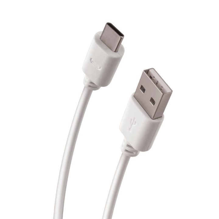 Forever USB-kabel, typ-C, vit ryhmässä ÄLYPUHELIMET JA TABLETIT / Laturit & Kaapelit / Kaapelit / Tyyppi C -kaapelit @ TP E-commerce Nordic AB (38-72588)