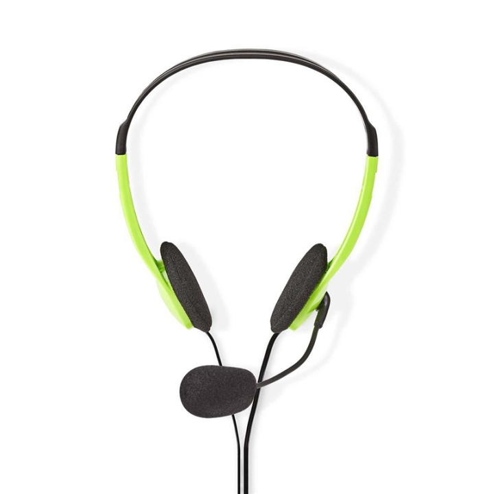 Nedis PC-headset | On-Ear-Kuulokkeet | Stereo | 2x 3.5 mm | Kokoontaitettava Mikrofoni | Vihreä ryhmässä TIETOKOONET & TARVIKKEET / Tietokonetarvikkeet / Kuulokkeet @ TP E-commerce Nordic AB (38-72723)