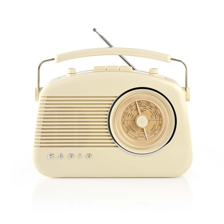 Nedis FM-radio | Pöytämalli | AM / FM | Akkukäyttöinen / Verkkovirtakäyttöinen | Analoginen | 4.5 W | Bluetooth® | Kantokahva | Valkea ryhmässä KODINELEKTRONIIKKA / Ääni & Kuva / Kotiteatteri, HiFi ja kannettavat / Radio & Herätyskellot / Radio @ TP E-commerce Nordic AB (38-72747)