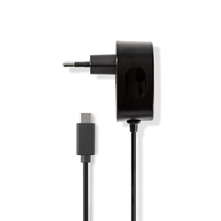 Nedis Seinälaturi | 15 W | Pikalataus-toiminto | 1x 3.0 A | Lähtöliitäntöjen määrä: 1 | USB-C™ (kiinteä) Kaapeli | 1.50 m | Single Voltage Output ryhmässä ÄLYPUHELIMET JA TABLETIT / Laturit & Kaapelit / Kaapelit / Tyyppi C -kaapelit @ TP E-commerce Nordic AB (38-73060)