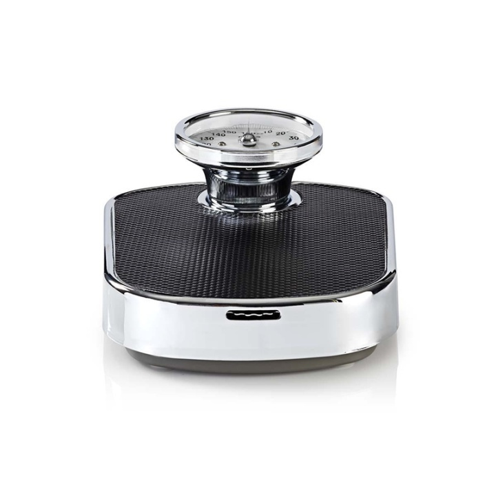 Nedis Henkilövaaka | Analoginen | Musta | Kumi | Liukumaton punnituspinta | Maksimi punnituskyky: 160 kg ryhmässä KAUNEUS JA TERVEYS / Terveydenhoito / Henkilövaaka @ TP E-commerce Nordic AB (38-73495)