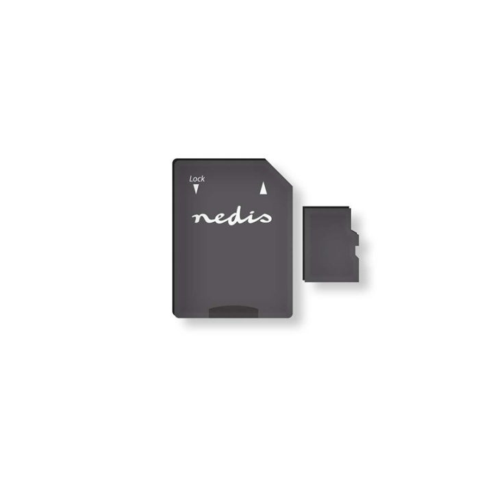 Nedis microSD-muistikortti | microSDHC | 32 GB | Kirjoitusnopeus: 90 MB/s | Lukunopeus: 45 MB/s | UHS-I | SD adapteri sisältyy ryhmässä KODINELEKTRONIIKKA / Tallennusvälineet / Muistikortit / MicroSD/HC/XC @ TP E-commerce Nordic AB (38-73529)