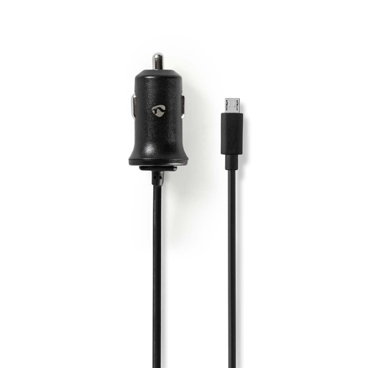 Nedis Autolaturi | 12 W | 1x 2.4 A | Lähtöliitäntöjen määrä: 1 | Micro USB (kiinteä) Kaapeli | 1.00 m | Single Voltage Output ryhmässä ÄLYPUHELIMET JA TABLETIT / Laturit & Kaapelit / Autolaturi / Autolaturi microUSB @ TP E-commerce Nordic AB (38-73557)