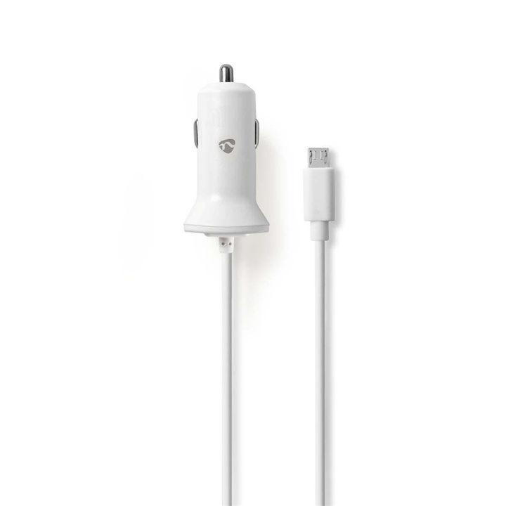 Nedis Autolaturi | 12 W | 1x 2.4 A | Lähtöliitäntöjen määrä: 1 | Micro USB (kiinteä) Kaapeli | 1.00 m | Single Voltage Output ryhmässä ÄLYPUHELIMET JA TABLETIT / Laturit & Kaapelit / Autolaturi / Autolaturi microUSB @ TP E-commerce Nordic AB (38-73558)