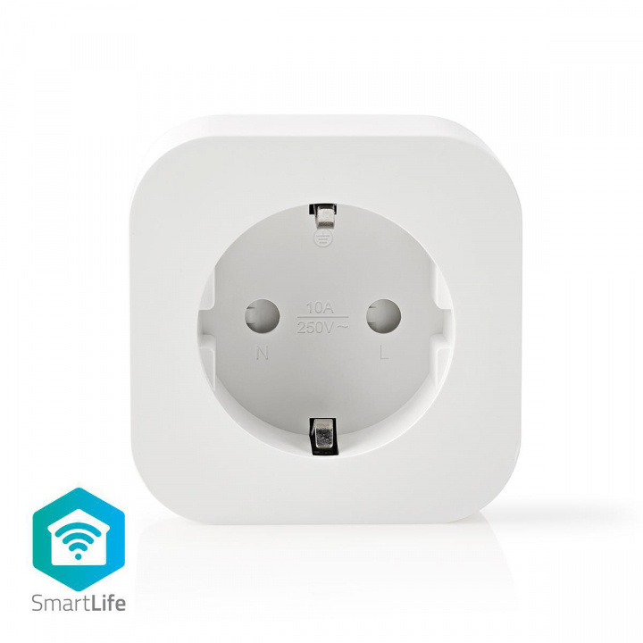 Nedis SmartLife Älypistorasia | Wi-Fi | 2500 W | Maadoitettu virtaliitin / Tyyppi F (CEE 7/7) | -10 - 45 °C | Android™ / IOS | Valkoinen ryhmässä KOTI, TALOUS JA PUUTARHA / Älykodit / Smart plugs @ TP E-commerce Nordic AB (38-74600)