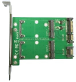 Sovitinkortti 2x mSATA - 2x SATA, PCIe-kortti, 22-pin SATA, vihreä ryhmässä TIETOKOONET & TARVIKKEET / Verkko / Verkkokortti / PCI Express @ TP E-commerce Nordic AB (38-74766)