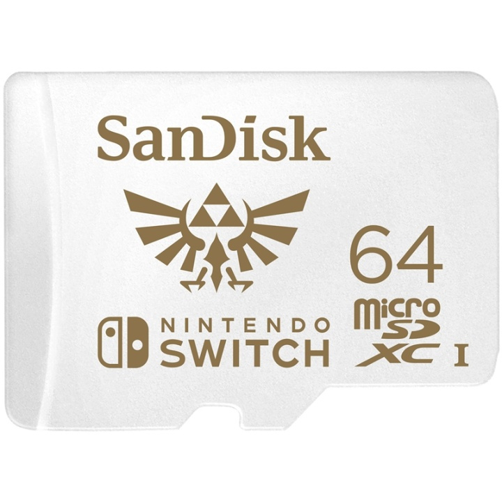 SanDisk MicroSDXC Nintendo Switch 64GB UHS-I, 100/60 ryhmässä KODINELEKTRONIIKKA / Tallennusvälineet / Muistikortit / MicroSD/HC/XC @ TP E-commerce Nordic AB (38-74987)