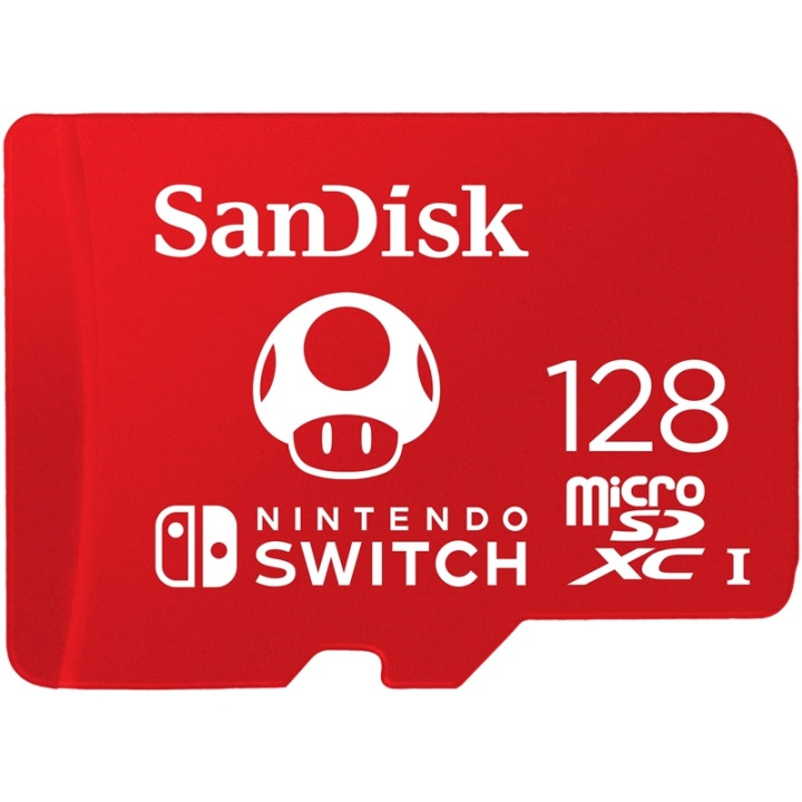 SANDISK MicroSDXC Nintendo Switch 128GB UHS-I,100/90 ryhmässä KODINELEKTRONIIKKA / Tallennusvälineet / Muistikortit / MicroSD/HC/XC @ TP E-commerce Nordic AB (38-74988)
