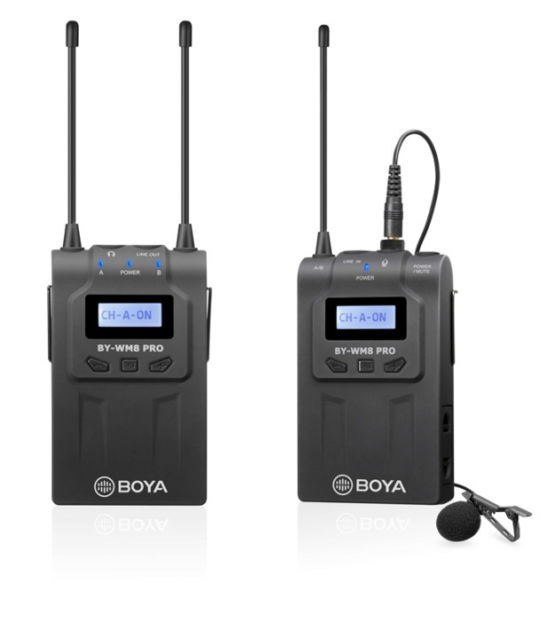 BOYA Mikrofoni Pro-K1 Nappi Langaton 3,5mm & XLR ryhmässä KODINELEKTRONIIKKA / Ääni & Kuva / Kädessä pidettävät mikrofonit @ TP E-commerce Nordic AB (38-75005)