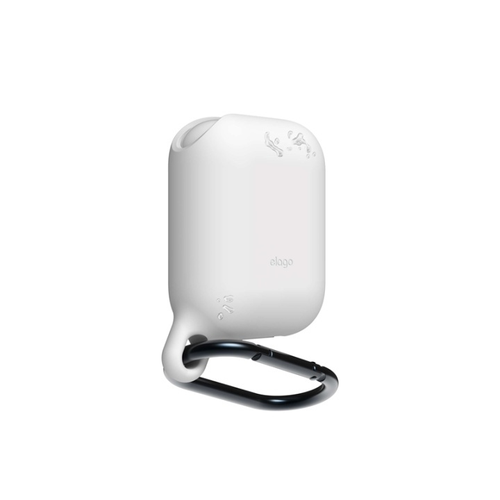 Elago Skyddsväska för Airpod Vattentät med Hängare Vit ryhmässä KODINELEKTRONIIKKA / Ääni & Kuva / Kuulokkeet & Tarvikkeet / Tarvikkeet @ TP E-commerce Nordic AB (38-75026)