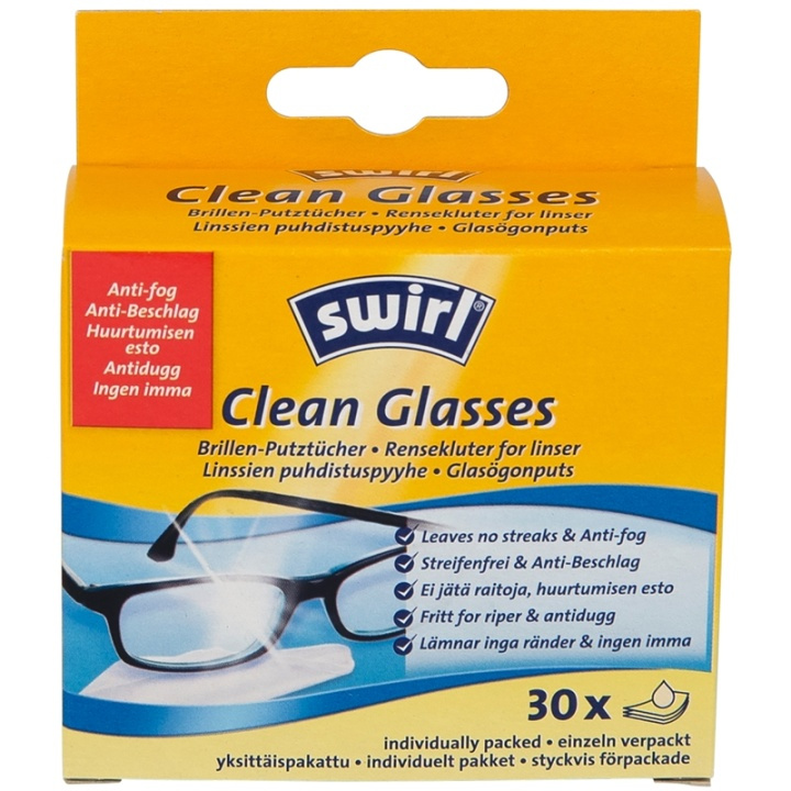 Swirl Glasögonputs 30X20 förp ryhmässä URHEILU, VAPAA-AIKA JA HARRASTUS / Tarvikkeet / Tarvikkeet laseihin @ TP E-commerce Nordic AB (38-75191)