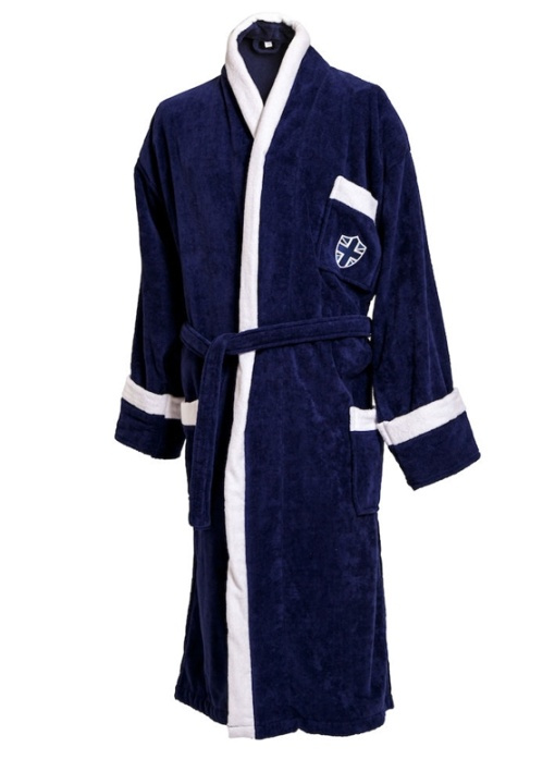 Lord Nelson Victory Velour Robe Marin L/XL ryhmässä KOTI, TALOUS JA PUUTARHA / Kylpyhuone / Kylpytakit @ TP E-commerce Nordic AB (38-75397-MA)