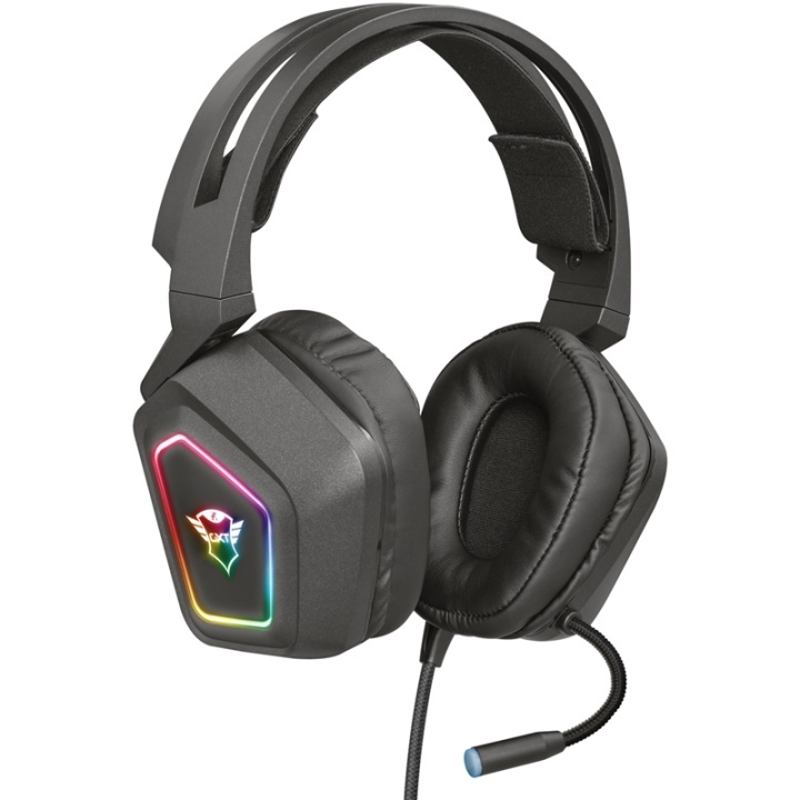 Trust GXT 450 Blizz RGB 7.1 Headset ryhmässä TIETOKOONET & TARVIKKEET / GAMING / Kuulokkeet @ TP E-commerce Nordic AB (38-76817)