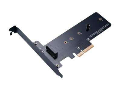 M.2 SSD to PCIe adapter card, Full height and Low profile bracket incl ryhmässä TIETOKOONET & TARVIKKEET / Tietokoneen komponentit / Kovalevyt / Sovittimet & Tarvikkeet @ TP E-commerce Nordic AB (38-77026)