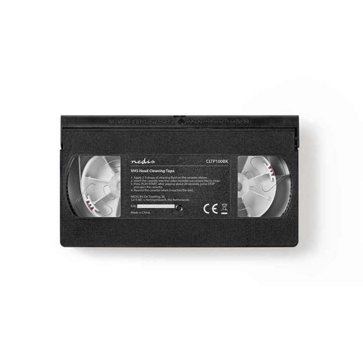 Nedis Kuvapään Puhdistuskasetti | 20 ml | VHS kasetin päät | Musta ryhmässä KODINELEKTRONIIKKA / Ääni & Kuva / TV & Tarvikkeet / Tarvikkeet @ TP E-commerce Nordic AB (38-77448)
