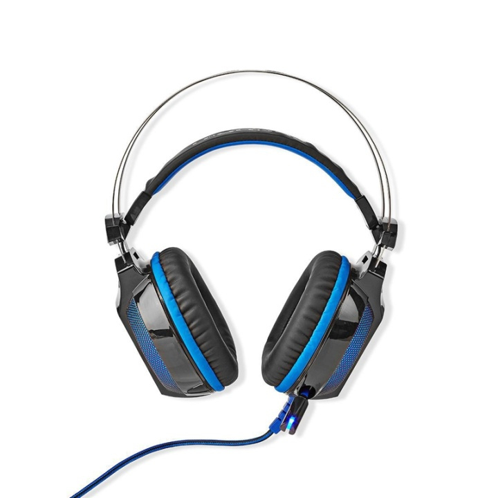 Nedis Peliheadset | Over-Ear-kuulokkeet | Surround | USB Type-A | Taipuva & Vedettävä Mikrofoni | 2.10 m | Normaali Valaistus ryhmässä TIETOKOONET & TARVIKKEET / GAMING / Kuulokkeet @ TP E-commerce Nordic AB (38-77449)