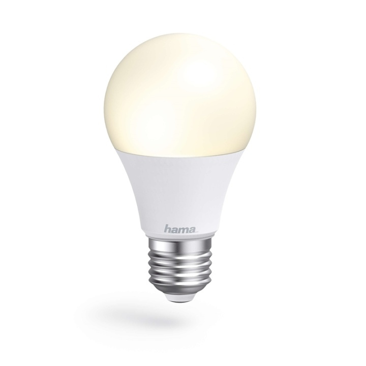 Hama WiFi LED-lamppu E27 Valk. 10W ryhmässä KOTI, TALOUS JA PUUTARHA / Älykodit / Älykäs valaistus @ TP E-commerce Nordic AB (38-77720)