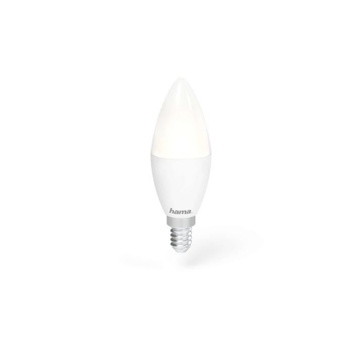 HAMA WiFi LED-lamppu E14 Valk. 4.5W ryhmässä KOTI, TALOUS JA PUUTARHA / Älykodit / Älykäs valaistus @ TP E-commerce Nordic AB (38-77728)
