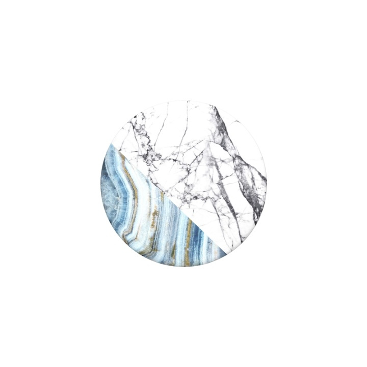 PopSockets Aegean Marble Avtagbart Grip med Ställfunktion ryhmässä ÄLYPUHELIMET JA TABLETIT / Muut tarvikkeet / Popsockets @ TP E-commerce Nordic AB (38-77856)