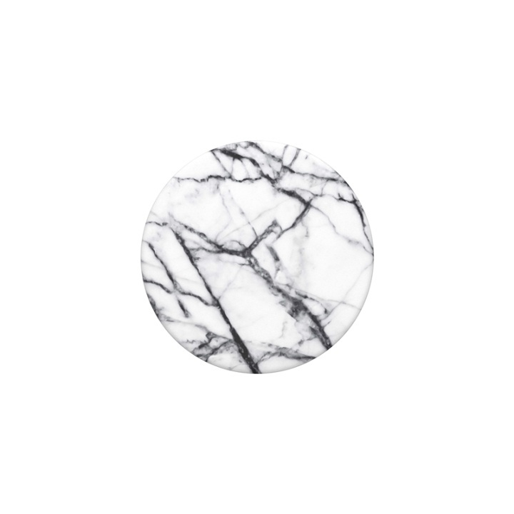 POPSOCKETS Dove White Marble Irrotettava Grip Telinetoiminnolla ryhmässä ÄLYPUHELIMET JA TABLETIT / Muut tarvikkeet / Popsockets @ TP E-commerce Nordic AB (38-77857)