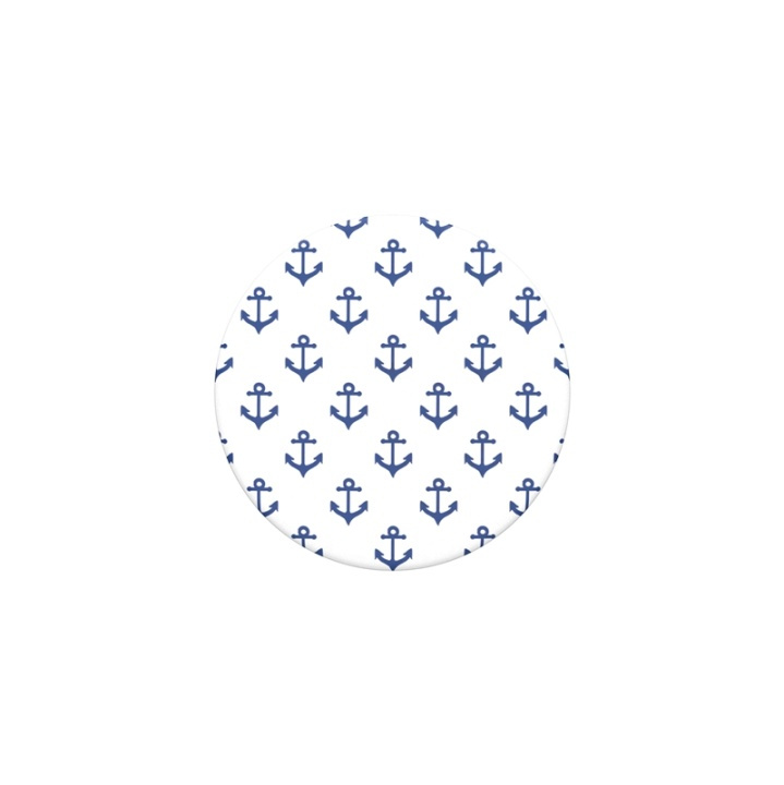 PopSockets Anchors Away White Avtagbart Grip med Ställfunktion ryhmässä ÄLYPUHELIMET JA TABLETIT / Muut tarvikkeet / Popsockets @ TP E-commerce Nordic AB (38-77873)