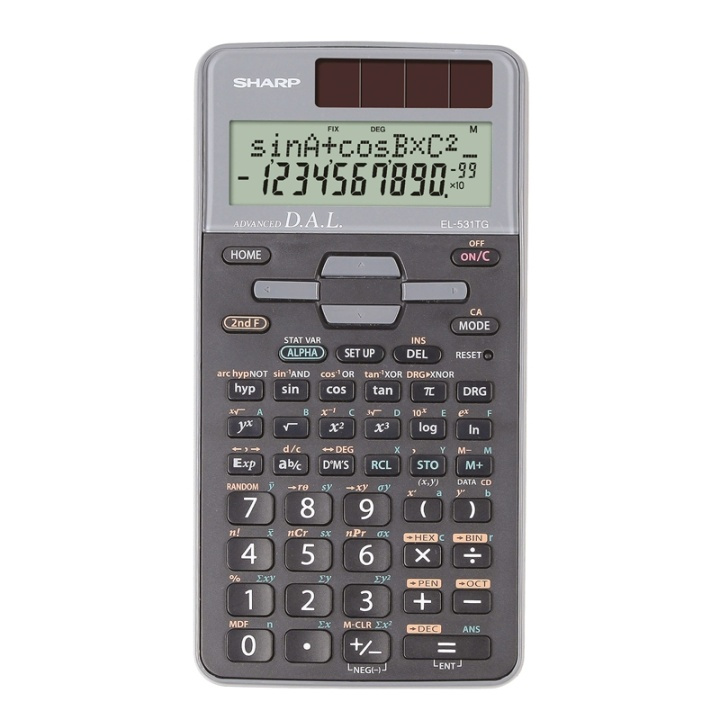 Sharp Kalkylator EL531THBGY ryhmässä KOTI, TALOUS JA PUUTARHA / Kellot ja laskimet / Laskimet @ TP E-commerce Nordic AB (38-77971)