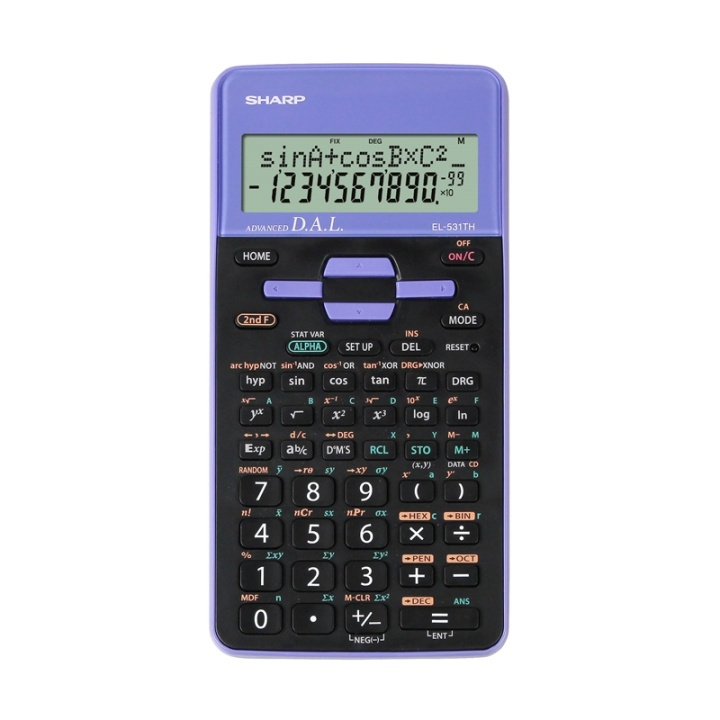 Sharp Kalkylator EL531THBVL ryhmässä KOTI, TALOUS JA PUUTARHA / Kellot ja laskimet / Laskimet @ TP E-commerce Nordic AB (38-77974)