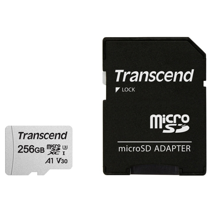Transcend microSDXC 256GB U3 (R95/W45) ryhmässä KODINELEKTRONIIKKA / Tallennusvälineet / Muistikortit / SD/SDHC/SDXC @ TP E-commerce Nordic AB (38-78298)