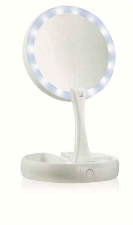 Cenocco kokoontaitettava LED-peili (CC-9050) ryhmässä KAUNEUS JA TERVEYS / Meikit / Meikkipeilit @ TP E-commerce Nordic AB (38-78476)