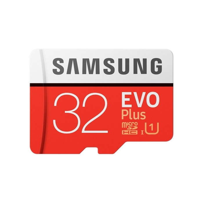 Samsung MicroSD Evo Plus, Klass 10, 32 GB + Adpater ryhmässä KODINELEKTRONIIKKA / Tallennusvälineet / Muistikortit / MicroSD/HC/XC @ TP E-commerce Nordic AB (38-78991)