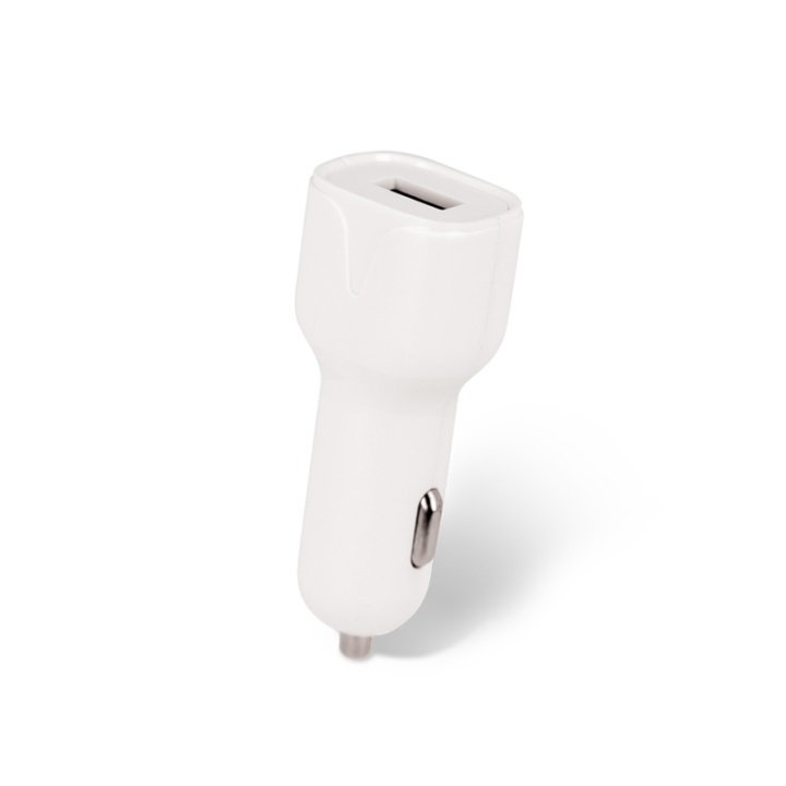 Setty autolaturi USB-pistorasia Lightning-kaapelilla 1m, 2.4A, valkoinen ryhmässä ÄLYPUHELIMET JA TABLETIT / Laturit & Kaapelit / Autolaturi / Autolaturi Lightning @ TP E-commerce Nordic AB (38-79039)
