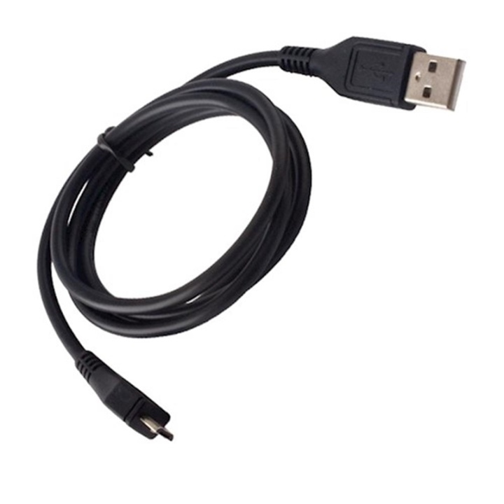 Micro-USB till USB A 2.0 kabel 50 cm, Svart ryhmässä ÄLYPUHELIMET JA TABLETIT / Laturit & Kaapelit / Kaapelit / MicroUSB-kaapelit @ TP E-commerce Nordic AB (38-79077)