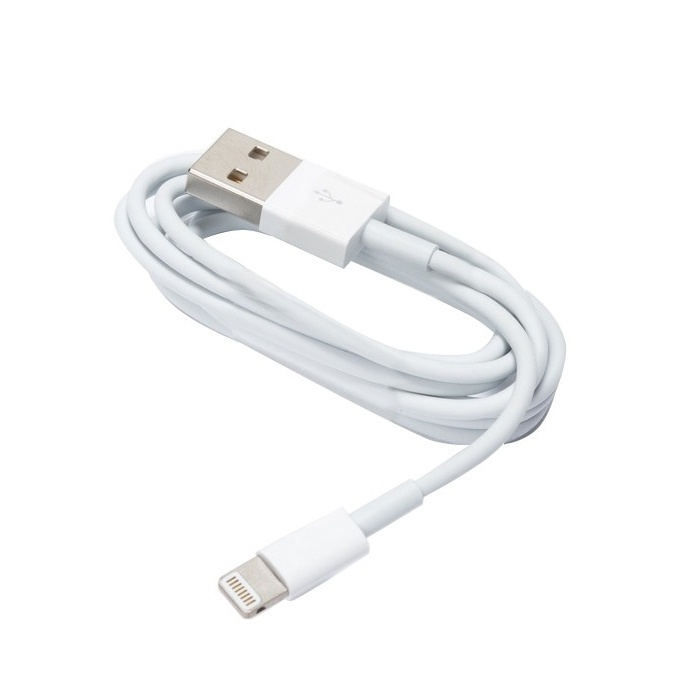 Lightning-kaapeli 1,5 m iPhoneen, valkoinen ryhmässä ÄLYPUHELIMET JA TABLETIT / Laturit & Kaapelit / Kaapelit / Lightning kaapelit @ TP E-commerce Nordic AB (38-79081)