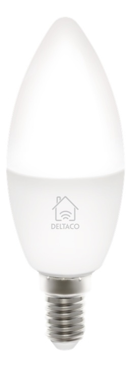 DELTACO SMART HOME LED-älylamppu, E14, WiFi, 5W, 2700K-6500K, himmenn. ryhmässä KOTI, TALOUS JA PUUTARHA / Älykodit / Älykäs valaistus @ TP E-commerce Nordic AB (38-79215)