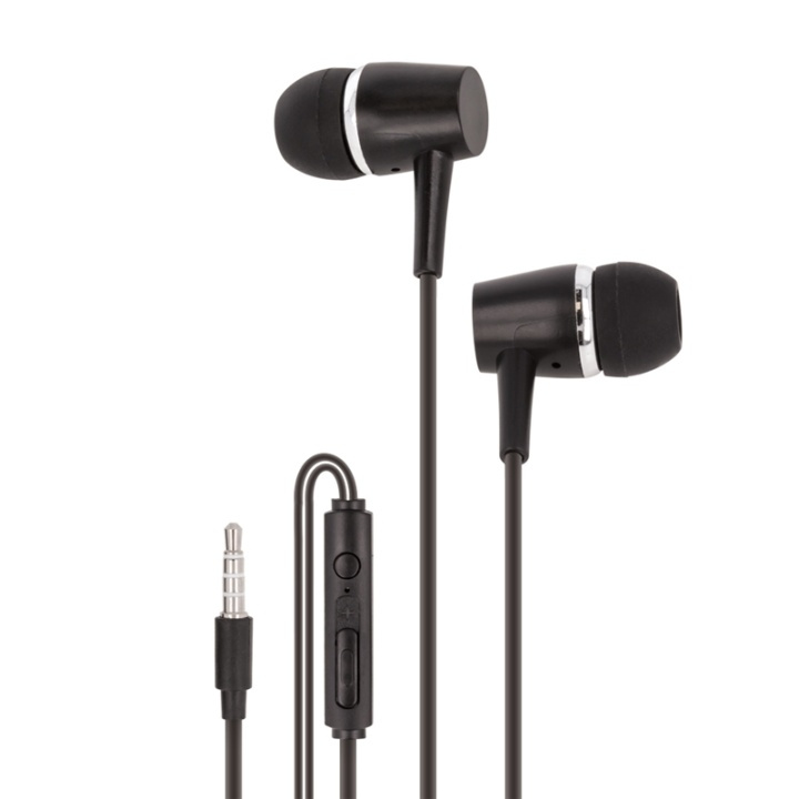 Maxlife MXEP-02 - In-Ear kuulokkeet mikrofonilla, musta ryhmässä KODINELEKTRONIIKKA / Ääni & Kuva / Kuulokkeet & Tarvikkeet / Kuulokkeet @ TP E-commerce Nordic AB (38-79272)