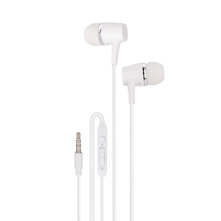 Maxlife MXEP-02 - In-Ear kuulokkeet mikrofonilla, valkoinen ryhmässä KODINELEKTRONIIKKA / Ääni & Kuva / Kuulokkeet & Tarvikkeet / Kuulokkeet @ TP E-commerce Nordic AB (38-79273)