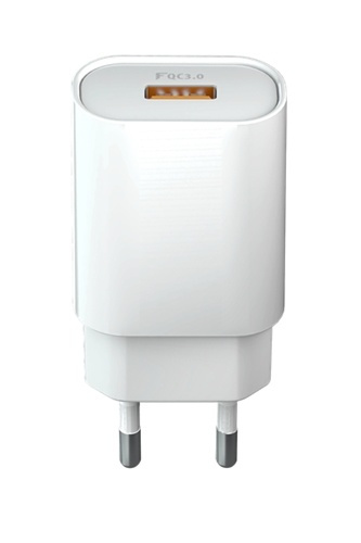 Forever Core - seinälaturi (QC 3.0),18W ryhmässä ÄLYPUHELIMET JA TABLETIT / Laturit & Kaapelit / Seinälaturi / Seinälaturi USB @ TP E-commerce Nordic AB (38-79356)