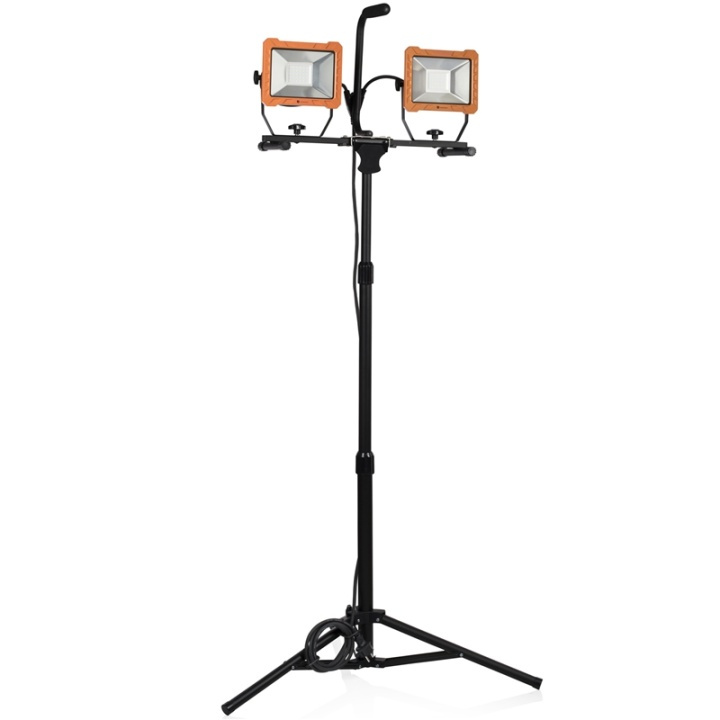 Smartwares LED-arbetslampa tripod 2 x 30W ryhmässä KOTI, TALOUS JA PUUTARHA / Sähkö & Valaistus / Työvalaistus @ TP E-commerce Nordic AB (38-79535)