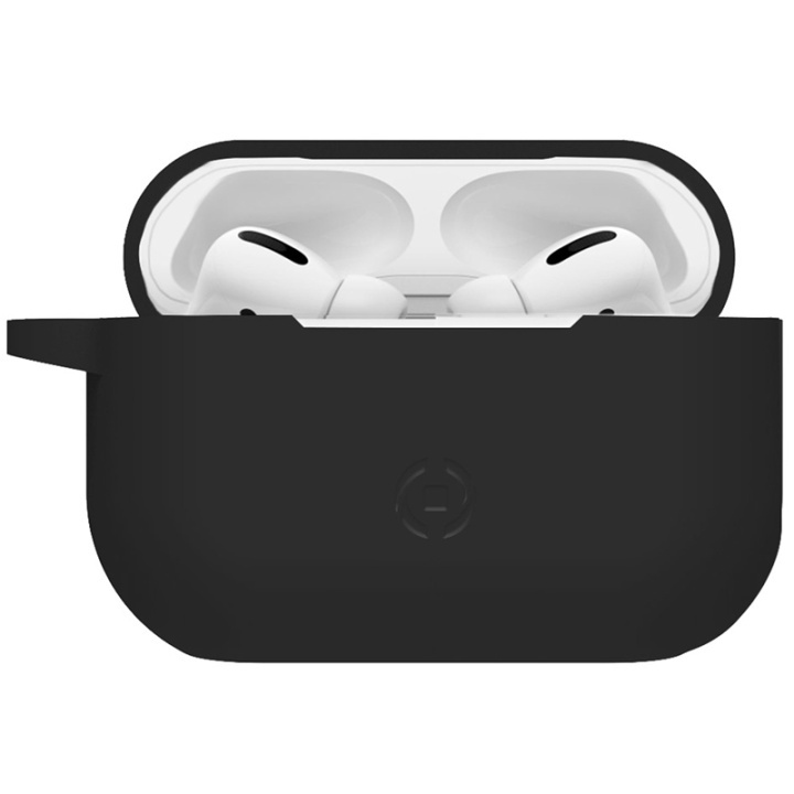 Celly Airpods Pro skyddsfodral Svart ryhmässä KODINELEKTRONIIKKA / Ääni & Kuva / Kuulokkeet & Tarvikkeet / Tarvikkeet @ TP E-commerce Nordic AB (38-79586)