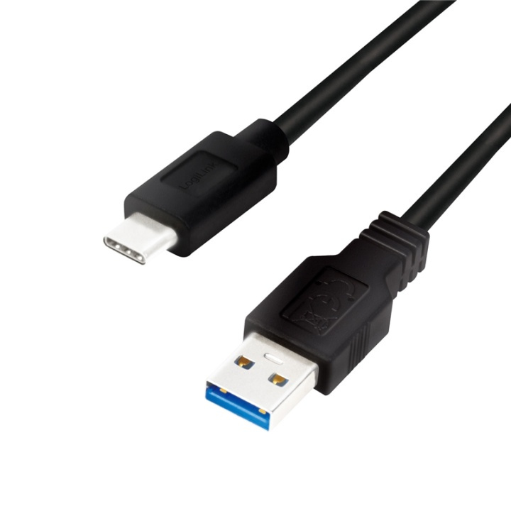 LogiLink USB3.2 Gen1x1 USB - USB-C 0,5m ryhmässä TIETOKOONET & TARVIKKEET / Kaapelit & Sovittimet / USB / USB-C @ TP E-commerce Nordic AB (38-79729)