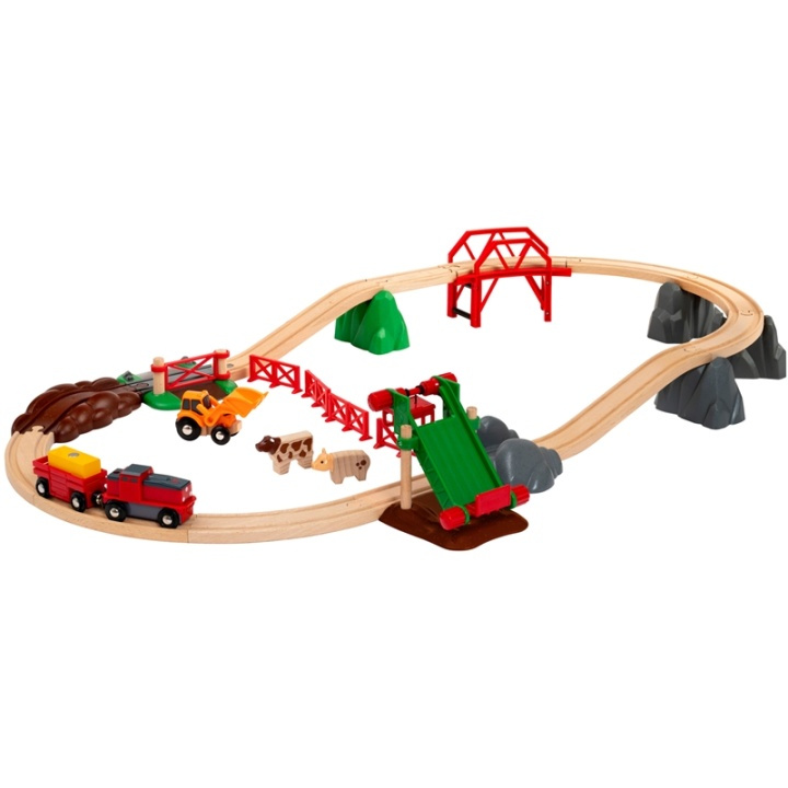 Brio 33984 Bondgårdsset med djur ryhmässä LELUT, TUOTTEET LAPSILLE JA VAUVOILLE / Leikkikalut, Askartelu &Pelit / Rakennuslelut / Brio junaradat @ TP E-commerce Nordic AB (38-79969)