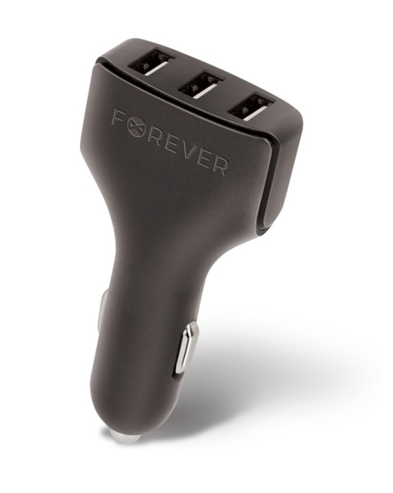 Forever Billaddare 3x USB - CC-05 4.8A ryhmässä ÄLYPUHELIMET JA TABLETIT / Laturit & Kaapelit / Autolaturi / Autolaturi USB @ TP E-commerce Nordic AB (38-80060)