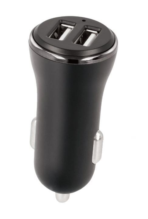 Forever-autolaturi CC-03 (2 x USB | 2,4 A) ryhmässä ÄLYPUHELIMET JA TABLETIT / Laturit & Kaapelit / Autolaturi / Autolaturi USB @ TP E-commerce Nordic AB (38-80061)